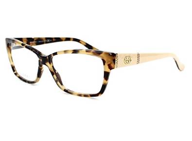 Acetate Rhinestone Havana Gucci Frames