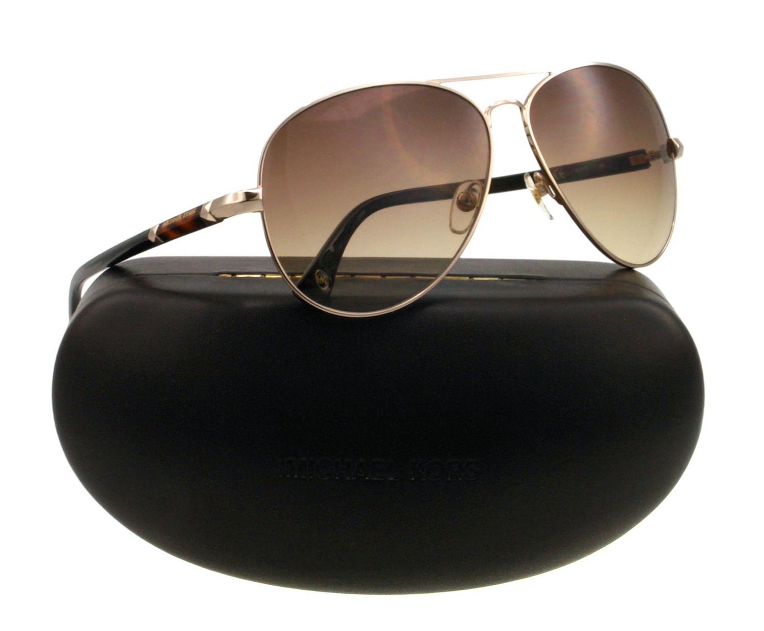 Michael Kors Karmen Gold Brown Sunglasses