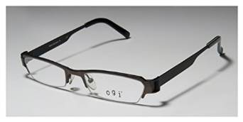 Ogi 9048 Black Brown and Green Half Rim Glasses