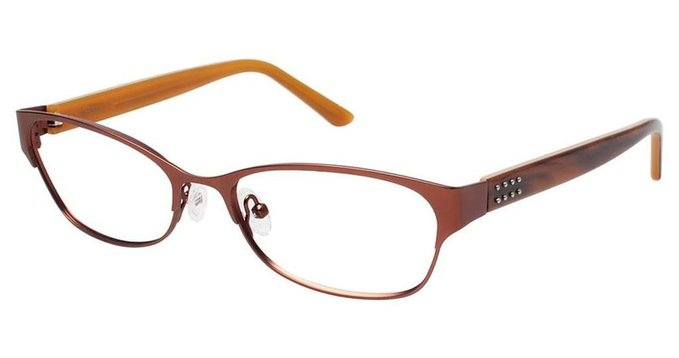 Nicole Miller ANN Style Brown Eyeglasses