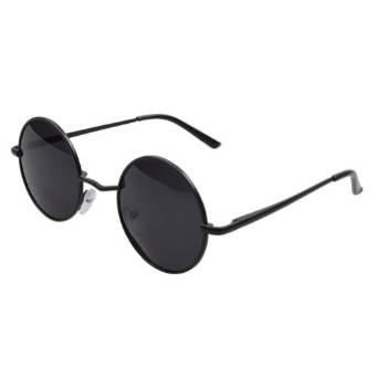 Aoron Lennon Style Vintage Round Sunglasses with Polarized Lenses