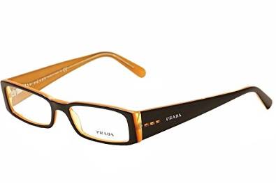 Bold Black Mango Prada PR10FV Eyeglasses