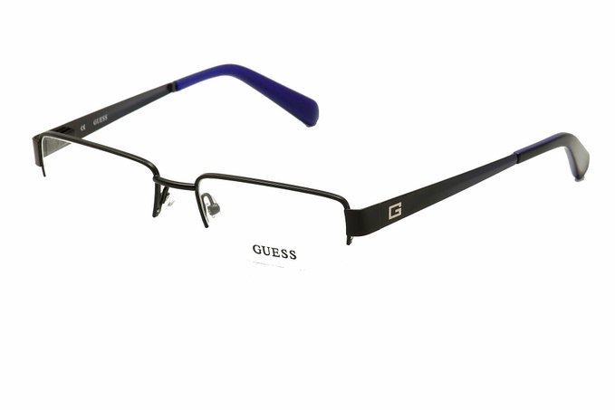 Guess Black Satin Eyeglass Frames