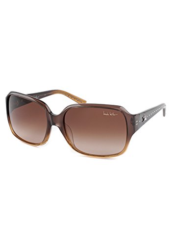 Nicole Miller Stanton Fashion Sunglasses in Brown and Burgundy