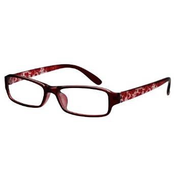 Beautiful Burgundy Oval Reading Glasses