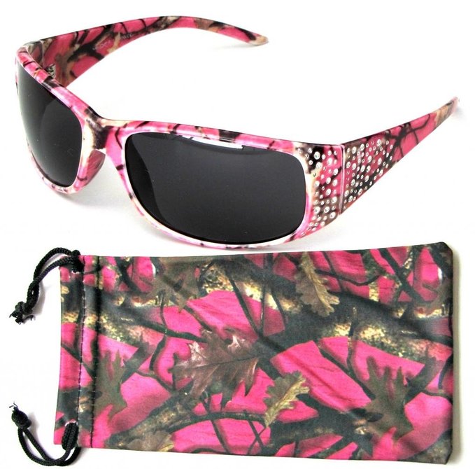 Super Hot and Sexy Pink Camouflage Sunglasses