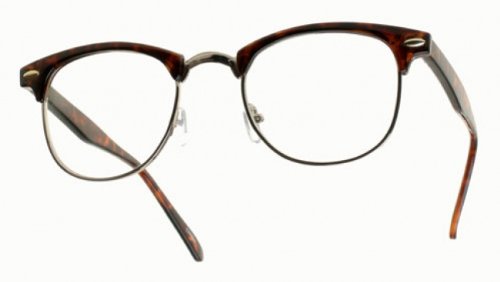 ClubsMen Half Frame Clear Reading Glasses