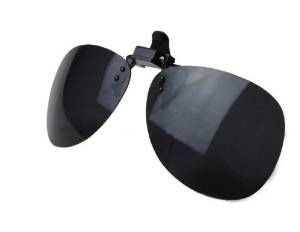 Costyle Black and Grey Flip up Aviator Sunglasses