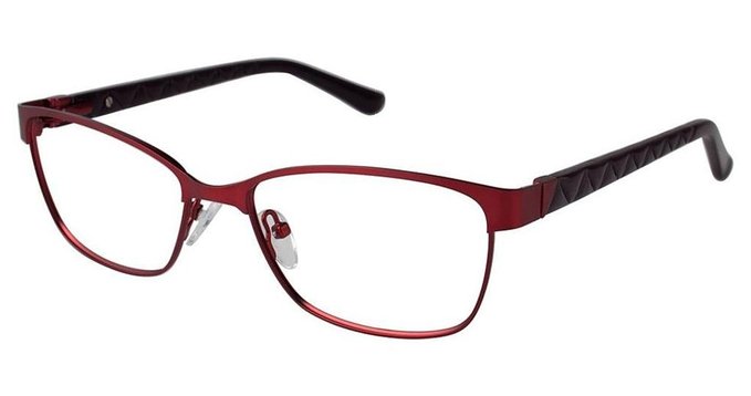 Nicole Miller Eldridge Matte Burgundy Eyeglasses