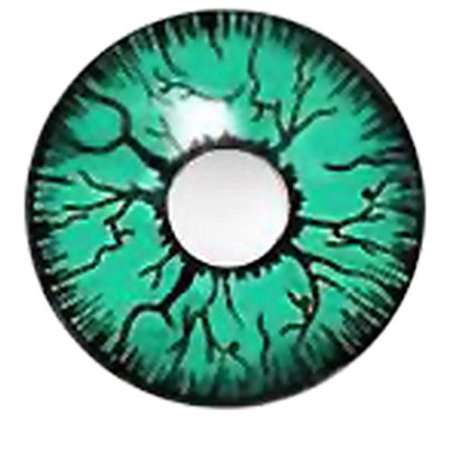 Goulish Green contact lenses