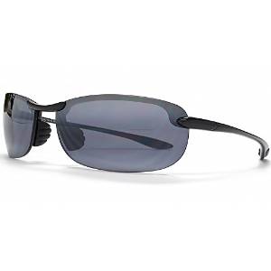 Maui Jim Gloss Black and Gray Makaha Sunglasses