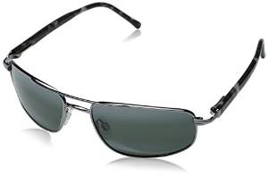 Maui Jim Kahuna Polarized Sunglasses with a Gunmetal Frame and Grey Lens