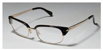 Dark Havana Gold Eyeglasses by Tommy Hilfiger