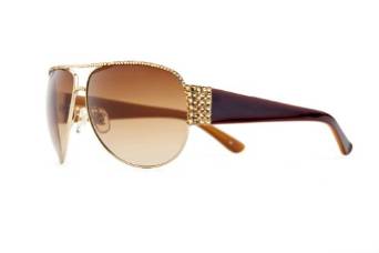 Jimmy Crystal Ibiza Brown Sunglasses
