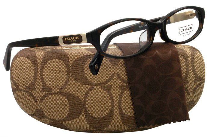 Coach Kinslee Dark Tortoise Eyeglasses