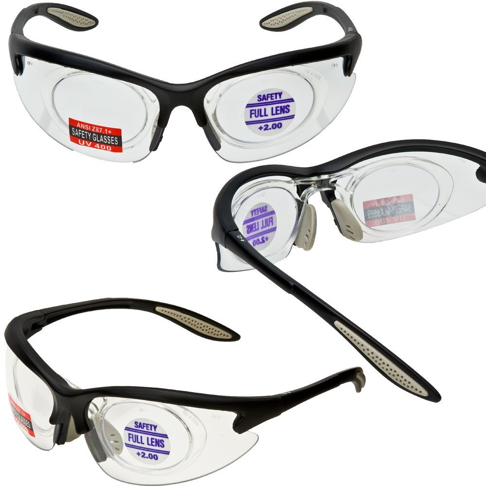 Morays Safety Glasses with Removable Magnifier