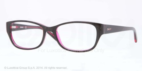 Donna Karan Orange Black Violet Eyeglasses