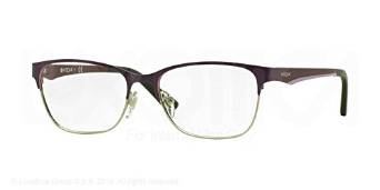 Vogue Brushed Plum and Silver Eyeglasses