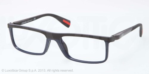 Prada Linea Rossa Eyeglasses with cool Baltic Demi Shiny Frame