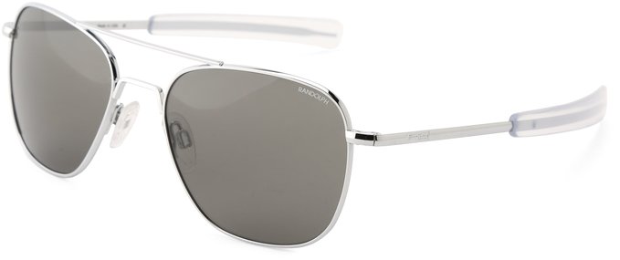 Randolph Aviator Sunglasses with Gun Metal Frame