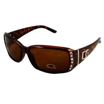 Dolce and Gabbana Tortoise Sport Sunglasses with Rhinestones