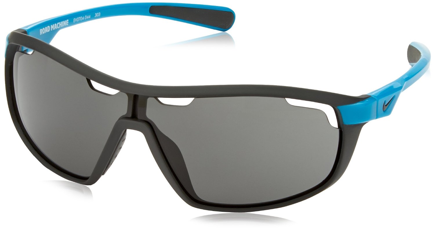 Nike Midnight Stadium on Neo Turquoise Road Machine Sunglasses