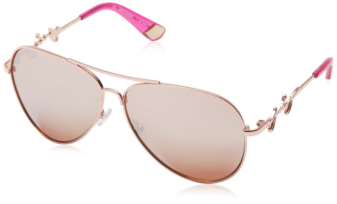 Juicy Couture Rose Gold Aviator Style Shades