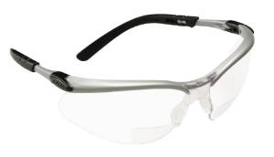 3M Safety Reading Glasses with Bifocal Lenses and +1.5 Diopter