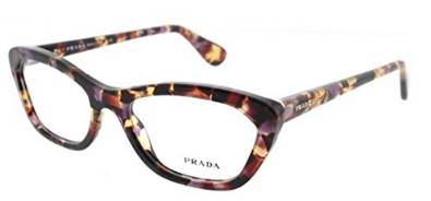 Prada Spotted Tortoise Poeme Flower Eyeglasses