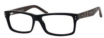 Tommy Hilfiger Dark Wood and Black Eyeglasses