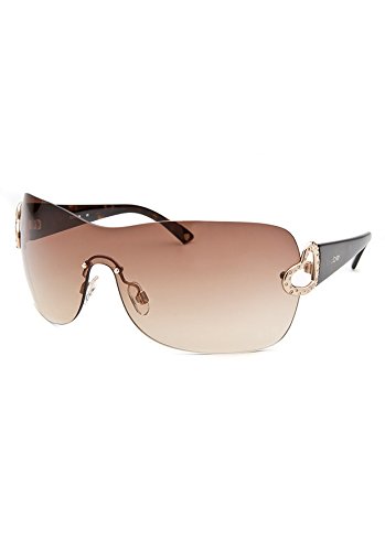 Bebe Havana Shield Sunglasses