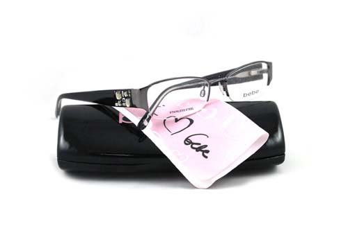 Bebe black diamond amorous eyeglass frames