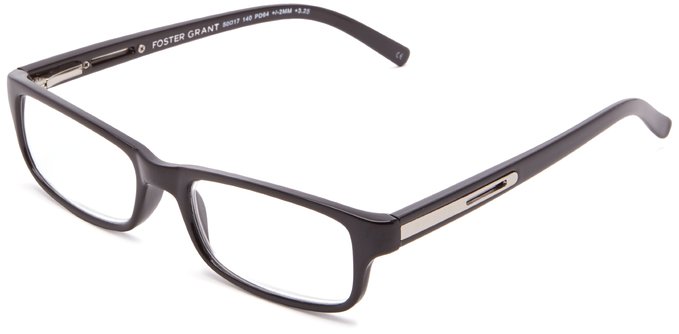 Foster Grant Men's Brandon Rectangular Reading Glasses