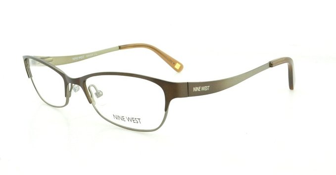 Brilliant Brown Gold Eyeglasses by Nine West