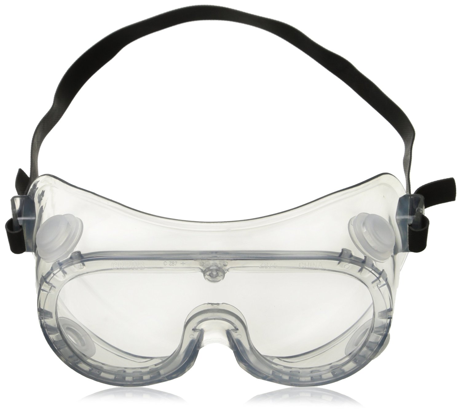 Chemical Splash Goggle with Indirect Ventilation and Adjustable Strap