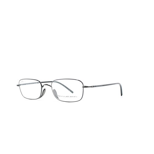 Donna Karan Dark Gray Rectangular Unisex Eyeglasses