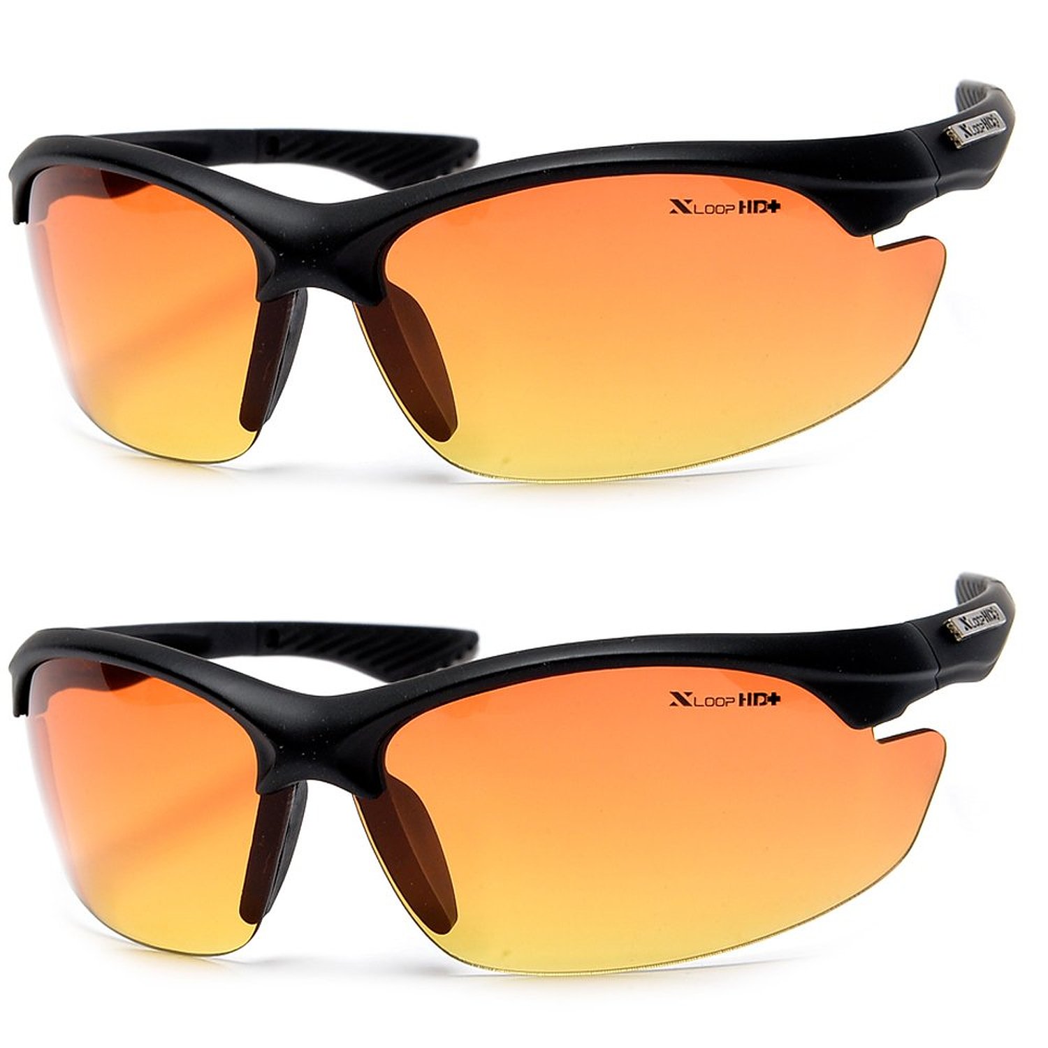 Xloop HD Vision Anti Glare Driving Sunglasses - Semi Rimless