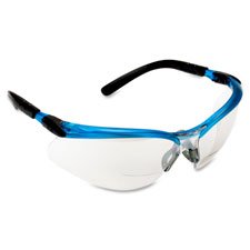 1.5 Diopter safety-glasses With Silver And Black Frame