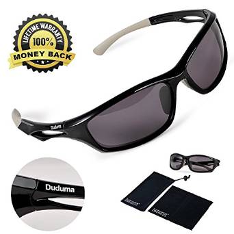 Polarized Sports Sunglasses for Running Cycling Fishing and Golf with unbreakable frame