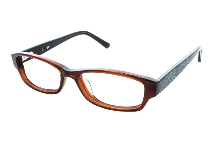 Freaky Frankie Transparent Brown Candies Womens Eyeglasses