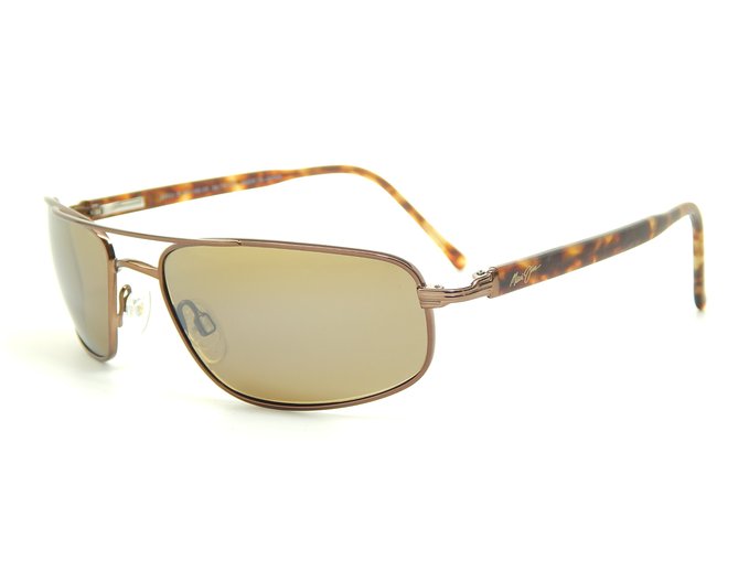 Maui Jim Kahuna Metallic Gloss Copper and Bronze Polarized Sunglasses