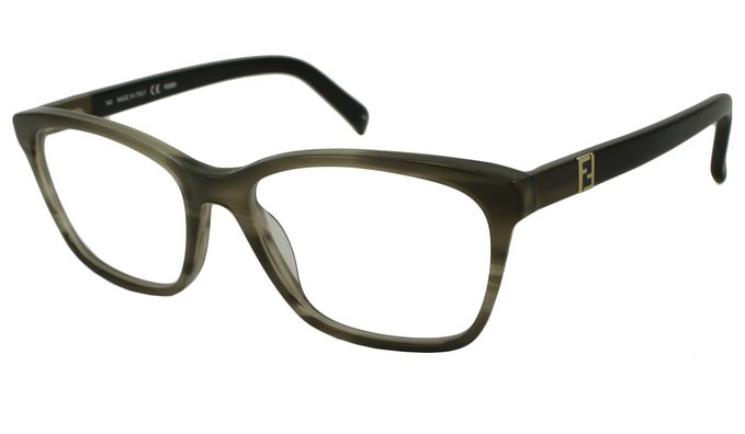 Fendi Green Stripe Eyeglasses