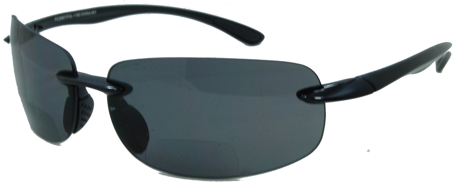 Lovin Maui Wrap Polarized Nearly Invisible Line Bifocal Reader Sunglasses