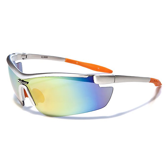 Mirozi Mens Semi-Rimless Wrap around Sporty Sunglasses wit cool Colored Lens