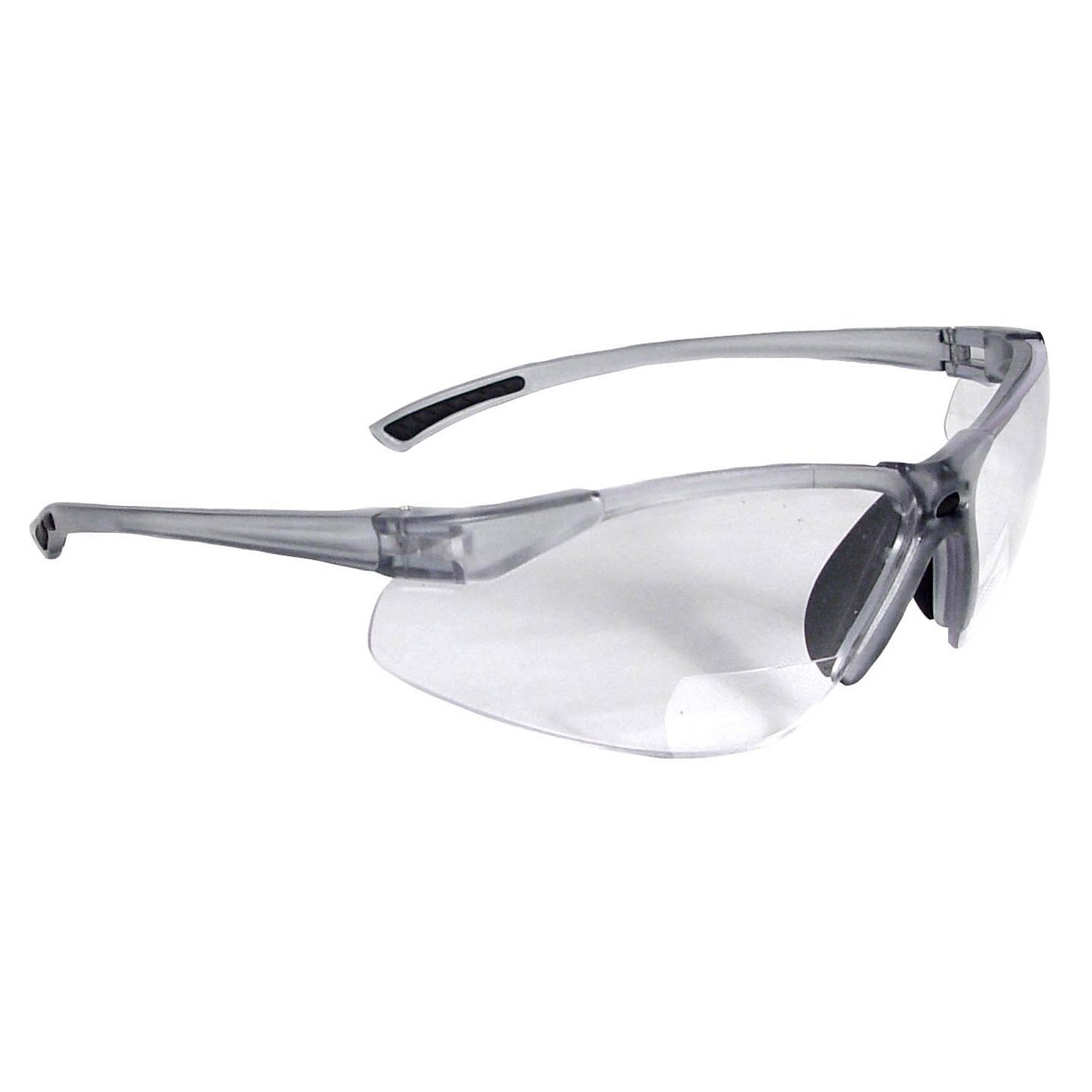 Radians Extreme Black Full Frame Safety Glasses with Clear Anti-Fog Lens