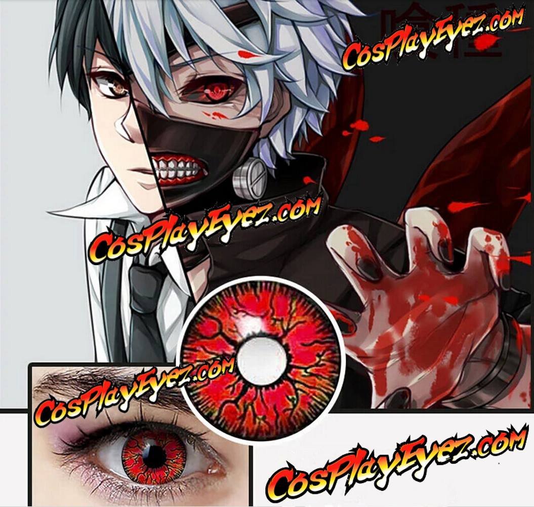 Red Ghoulish Contact Lenses