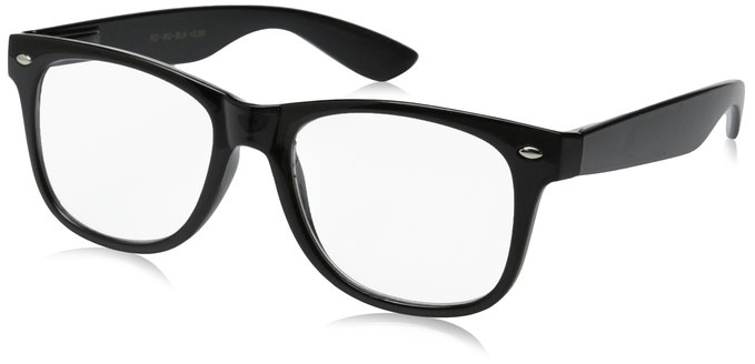 Black Retro Rocker Deluxe Readers