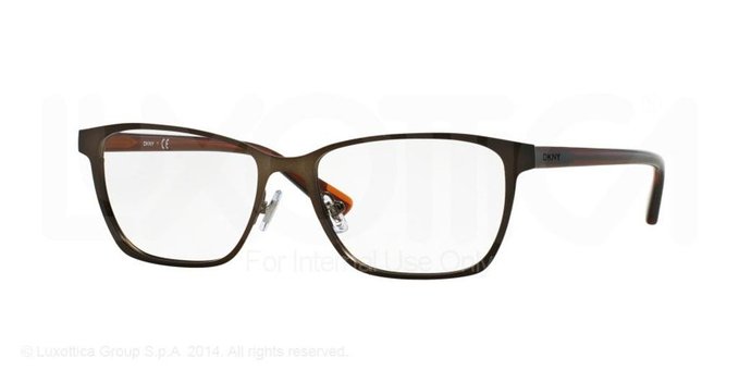 Donna Karan New York Satiny Brown Eyeglasses