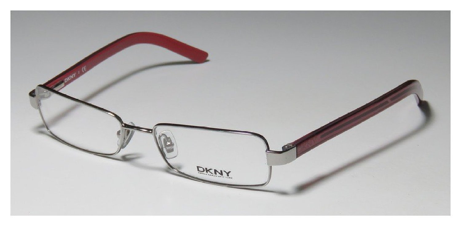 Donna Karan Silver Plum Designer Eyeglasses