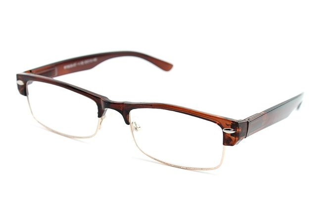 Slick Half Frame Slim Spring Temple Reading Glasses